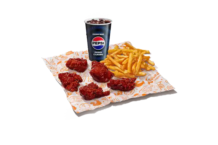 5Pc Bold BBQ Fillet Nuggets Meal
