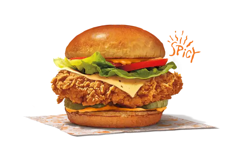 Spicy Chicken Sandwich Deluxe 
