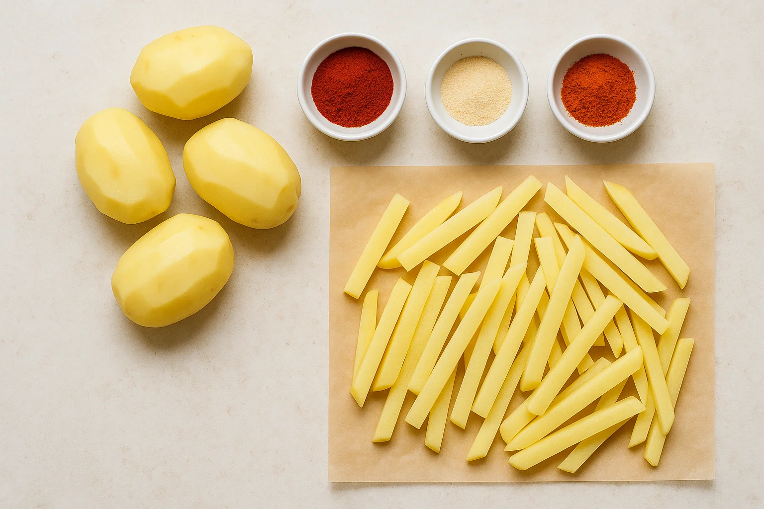 Popeyes Fries Recipe ingredients