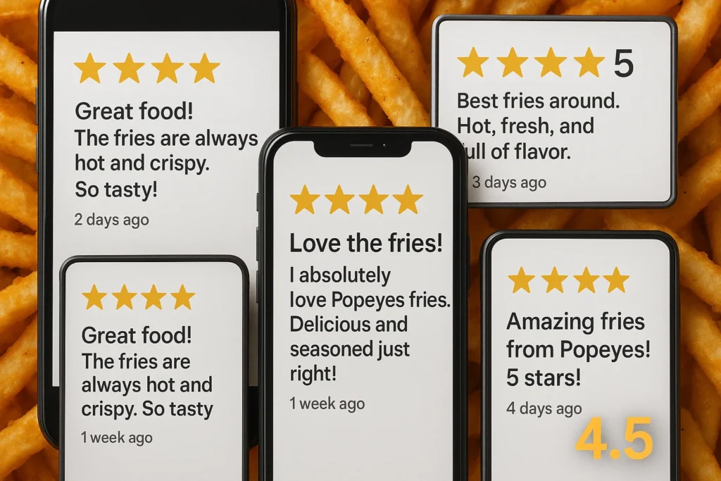 Popeyes Fries Reviews