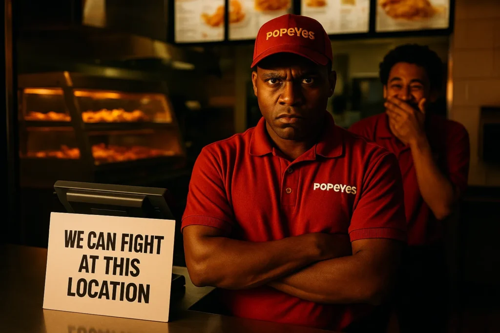 Speak nicely popeyes meme