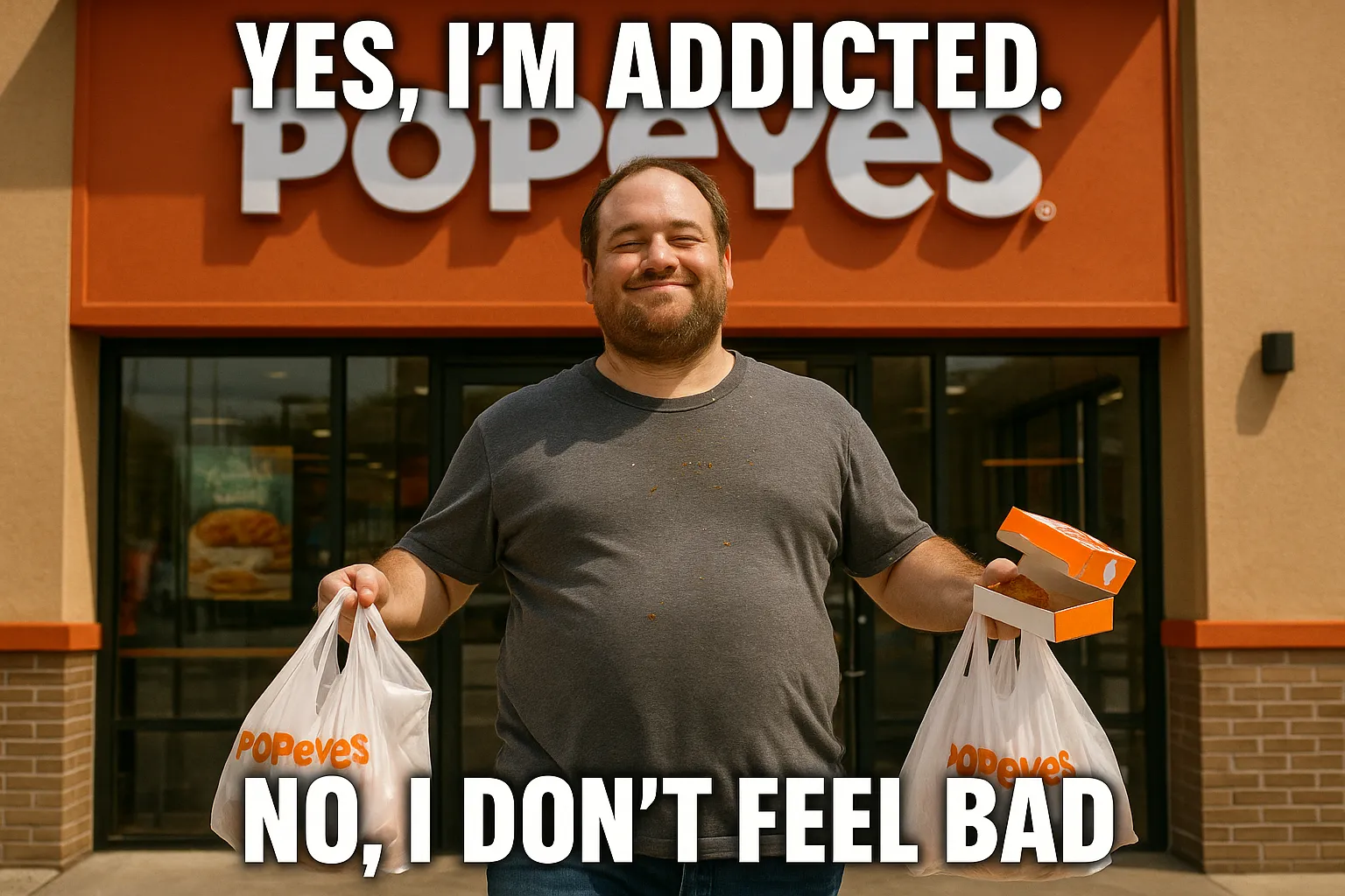 Popeyes Addict Memes (Not feeling bad for the addiction)