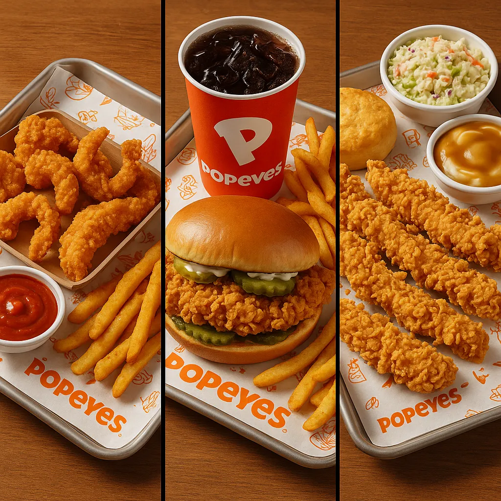 Popeyes Surf and Turf vs. other combos.