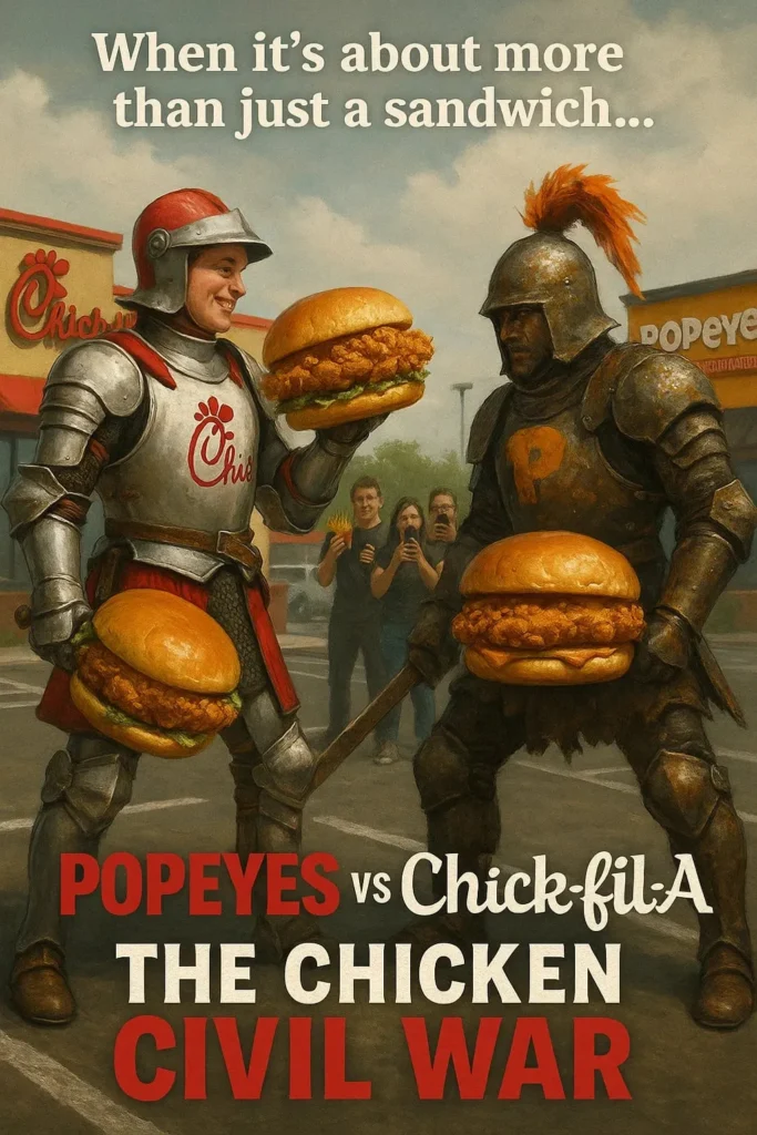 Popeyes vs Chick-fil-A Memes (Chicken civil war)