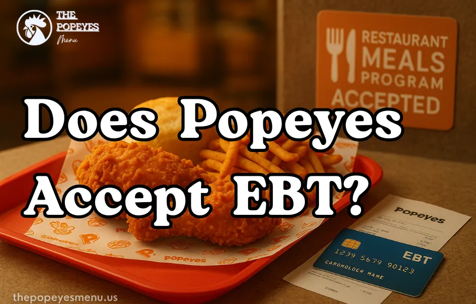 Does Popeyes accept EBT cards?