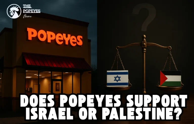 Does Popeyes Support Israel or Palestine? Full Breakdown of Facts & Claims (2025)