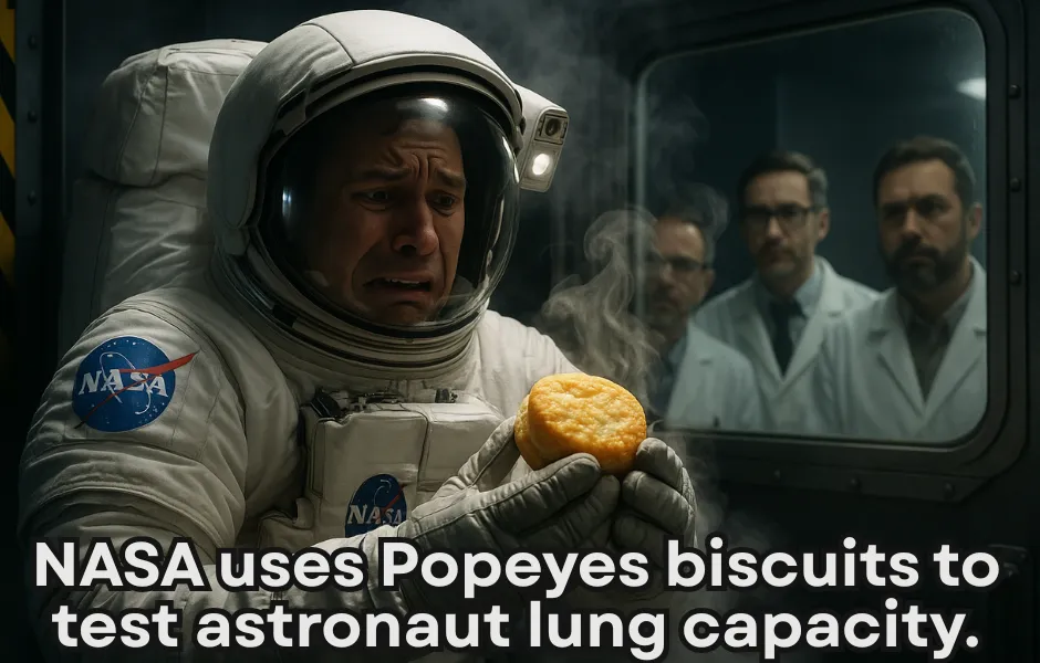 Popeyes biscuits meme (Nasa meme)