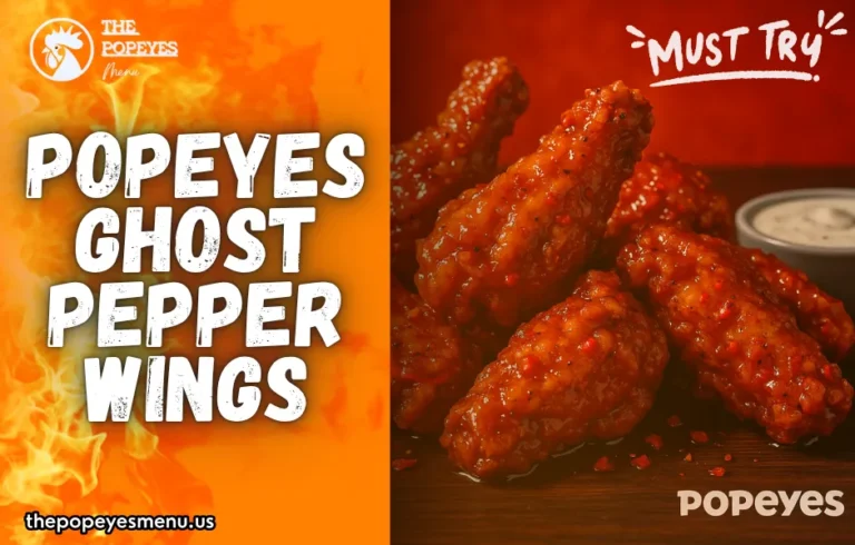 Popeyes Ghost Pepper Wings – A fiery, crispy delight for spice lovers!