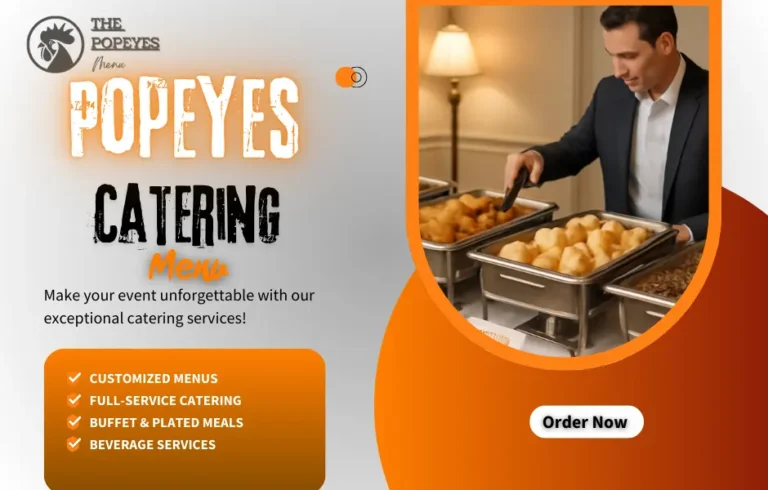 Popeyes catering menu