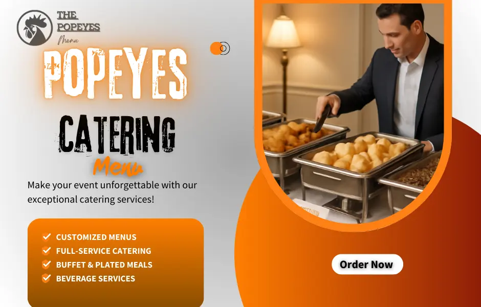 Popeyes catering menu