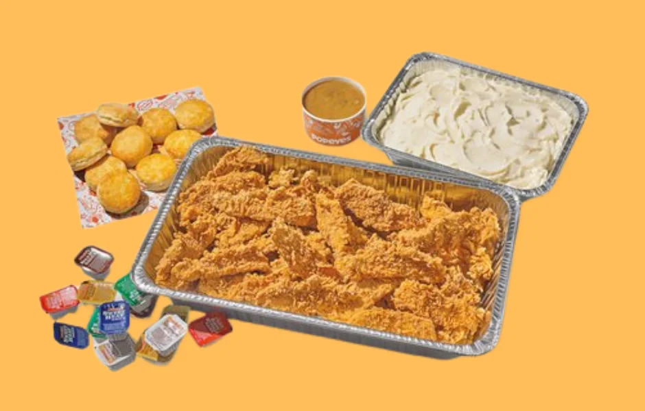Popeyes catering 50 Tenders Package