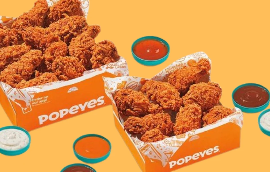 Popeyes catering Wings (serve 12)