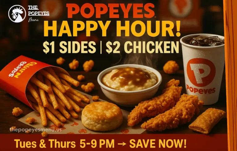 10 Irresistible Reasons to Love Popeyes Happy Hour: Unlock $1 Sides, Secret Deals & More!