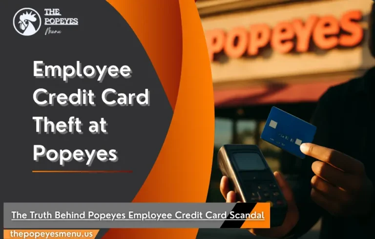 Popeyes Employee Credit Card Theft