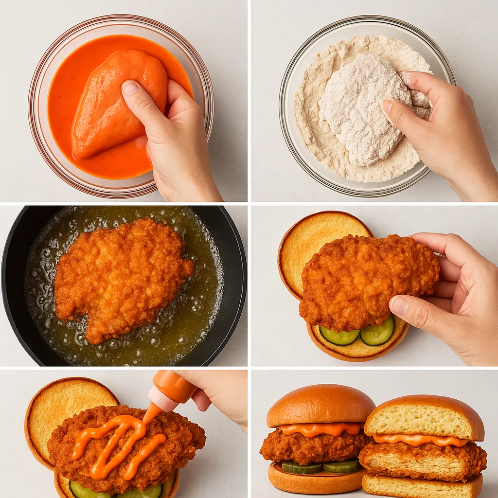 How to make a homemade Popeyes Ghost Pepper Sandwich