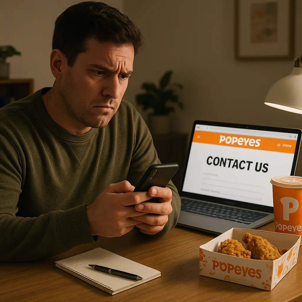 Contacting Popeyes Corporate for Complaints