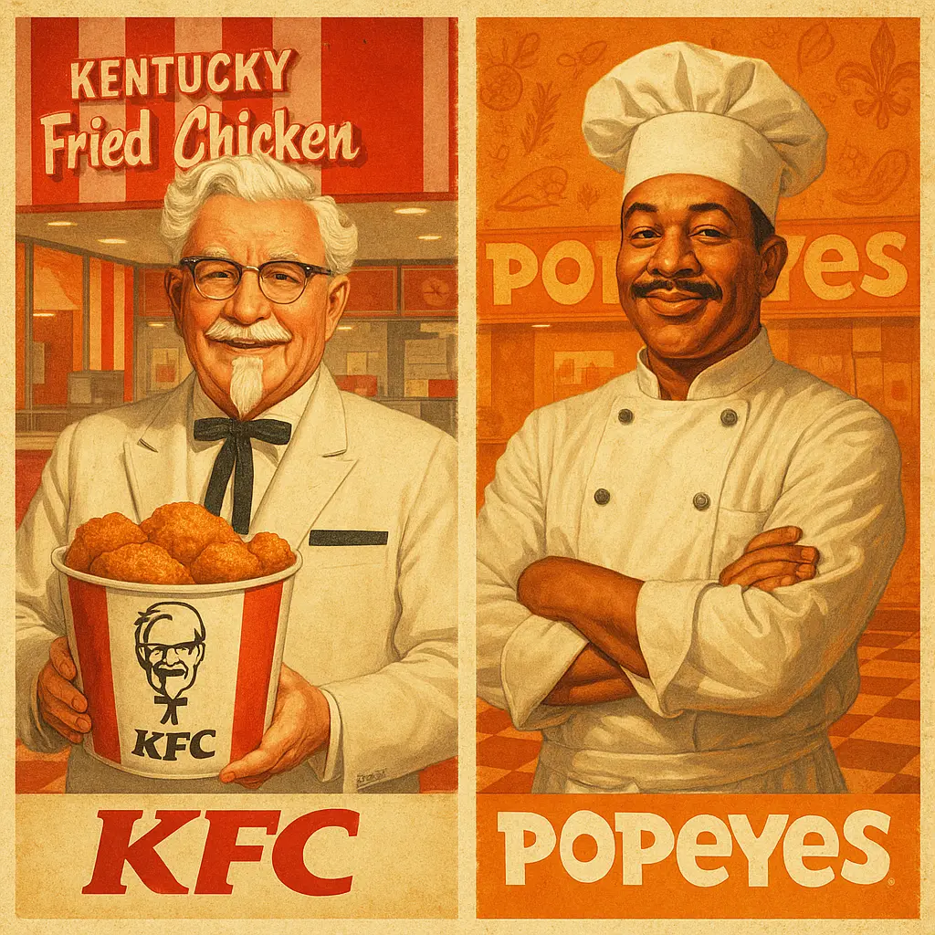 Popeyes vs KFC Origins