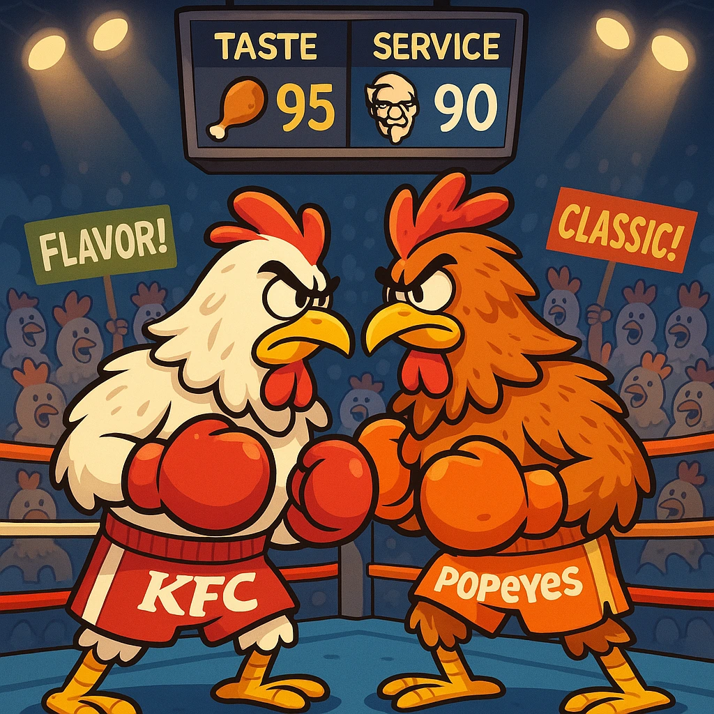 KFC vs Popeyes in 2025