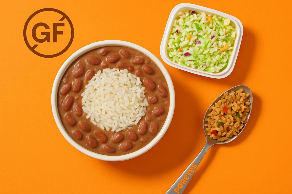 Gluten free sides at Popeyes: Red Beans & Rice