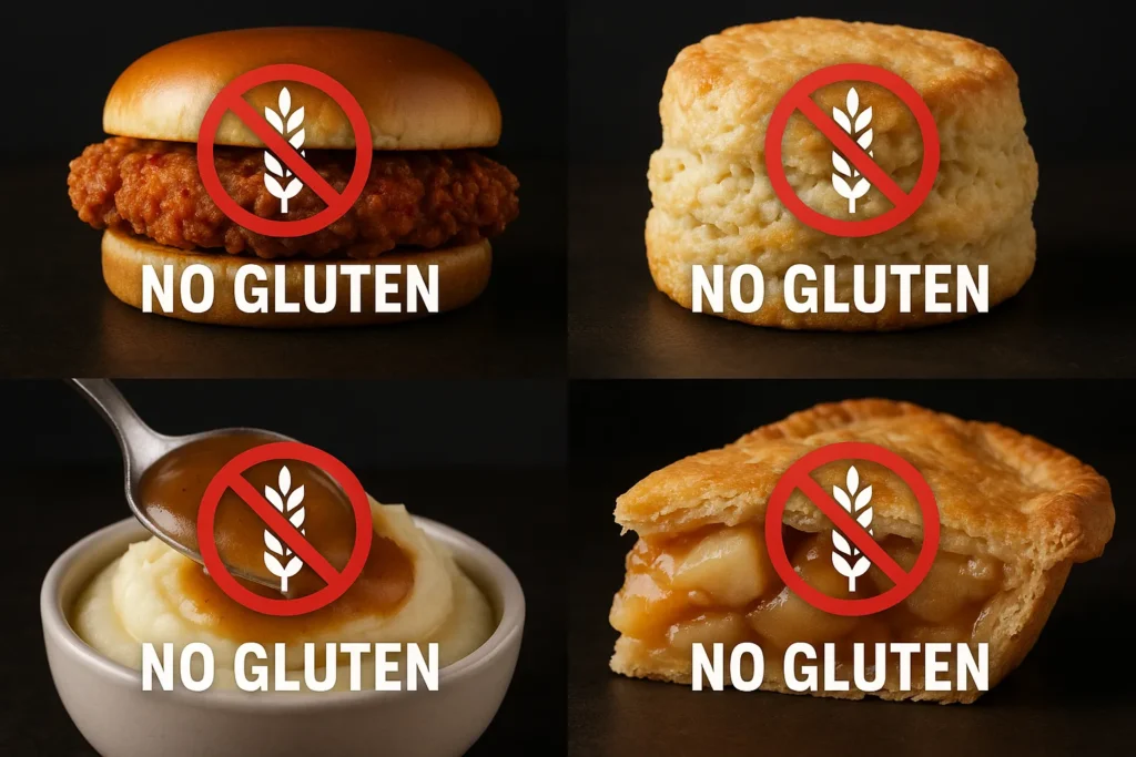 Popeyes gluten-containing foods to avoid