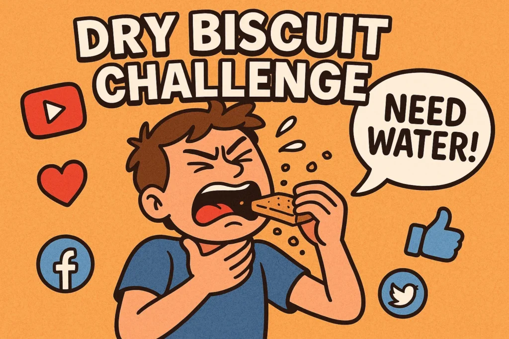 Popeyes dry biscuit meme and social media challenge