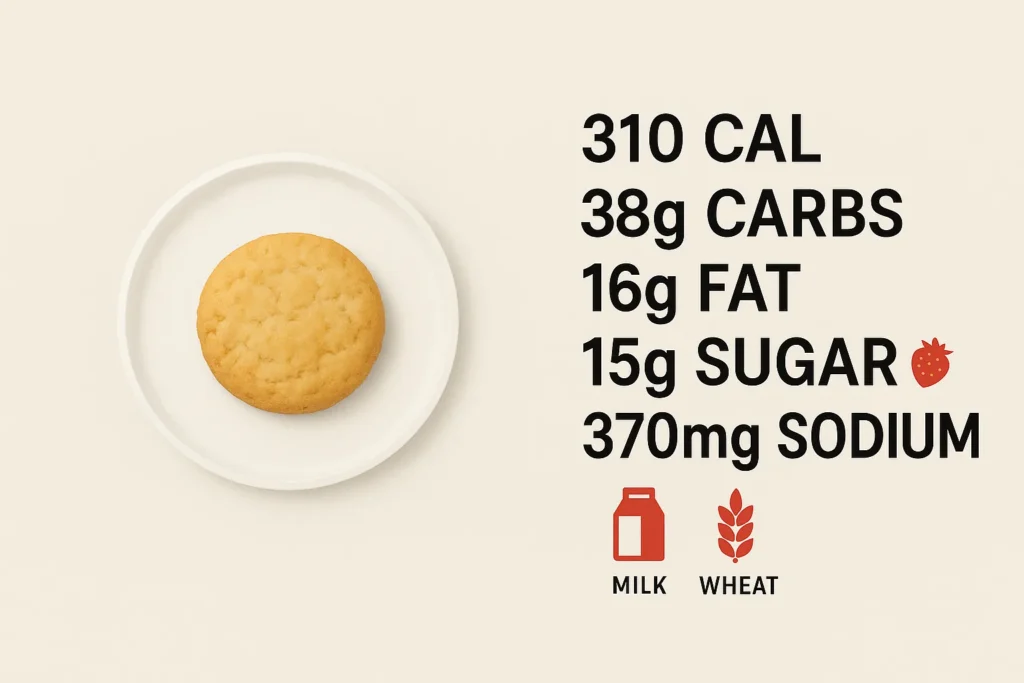 Popeyes Strawberry Biscuit nutrition facts and allergens