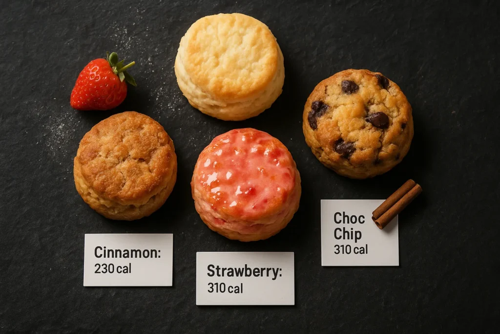 Popeyes strawberry biscuit vs other flavors comparison
