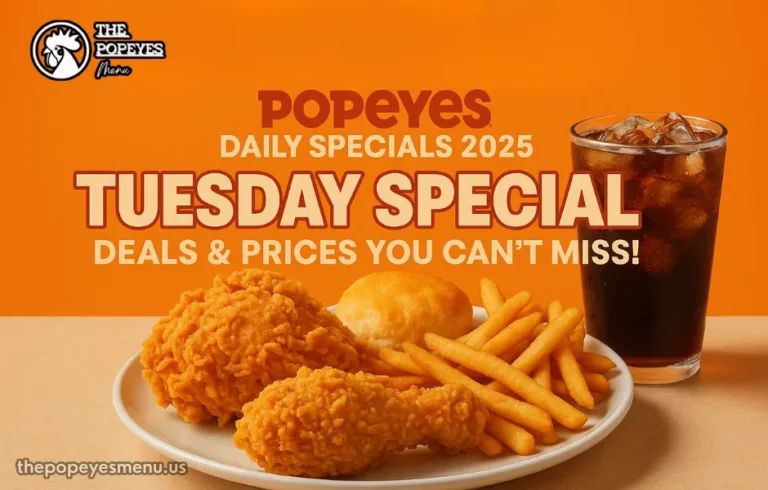 Popeyes Tuesday Special deals 2025 -popeyes special deals 2025 cover