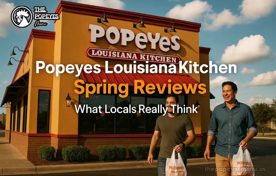 Popeyes Louisiana Kitchen in Spring Texas exterior with customers enjoying takeout – 2025 Popeyes Louisiana Kitchen Spring Reviews