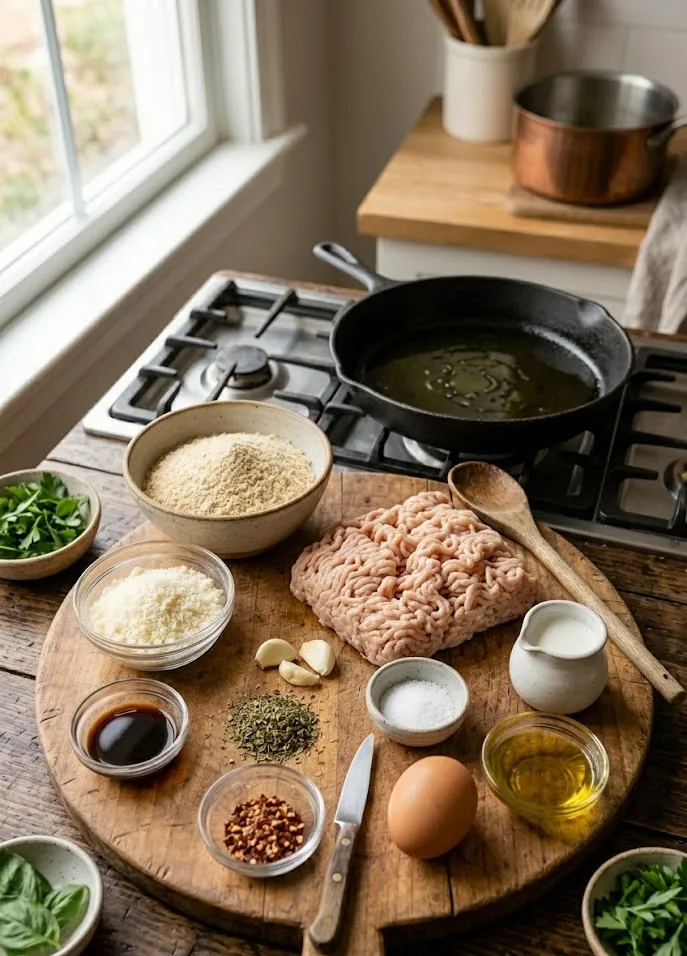 Chicken Meatball Recipes Ingredients