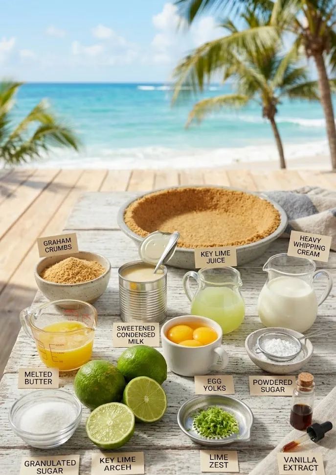 Key Lime Pie Recipe Ingredients
