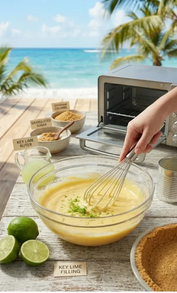 Prepare the Creamy Lime Filling
