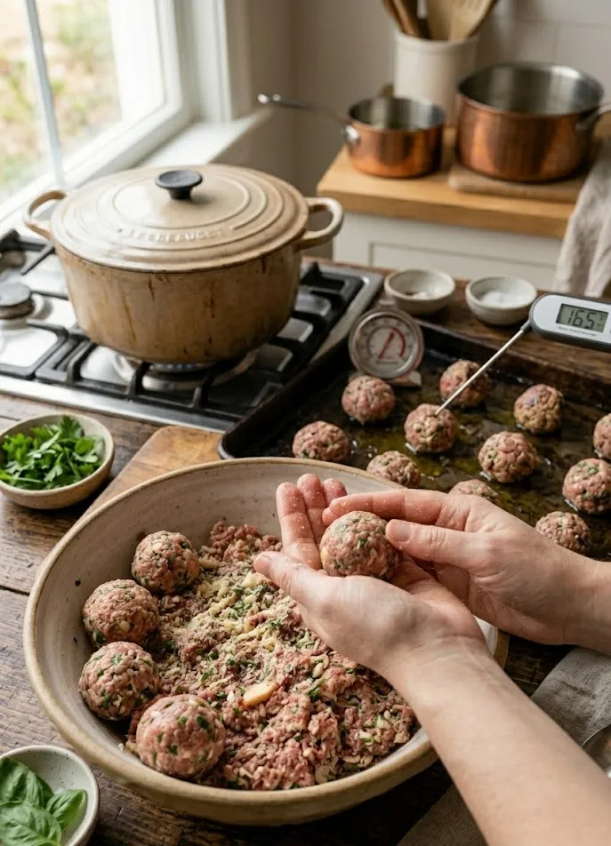 Chicken Meatball Recipe Instructions