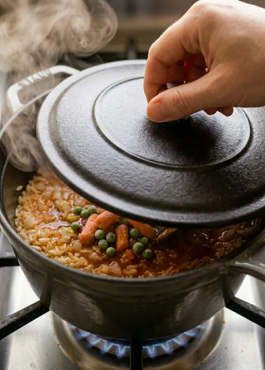 Step 5: Simmer and Rest