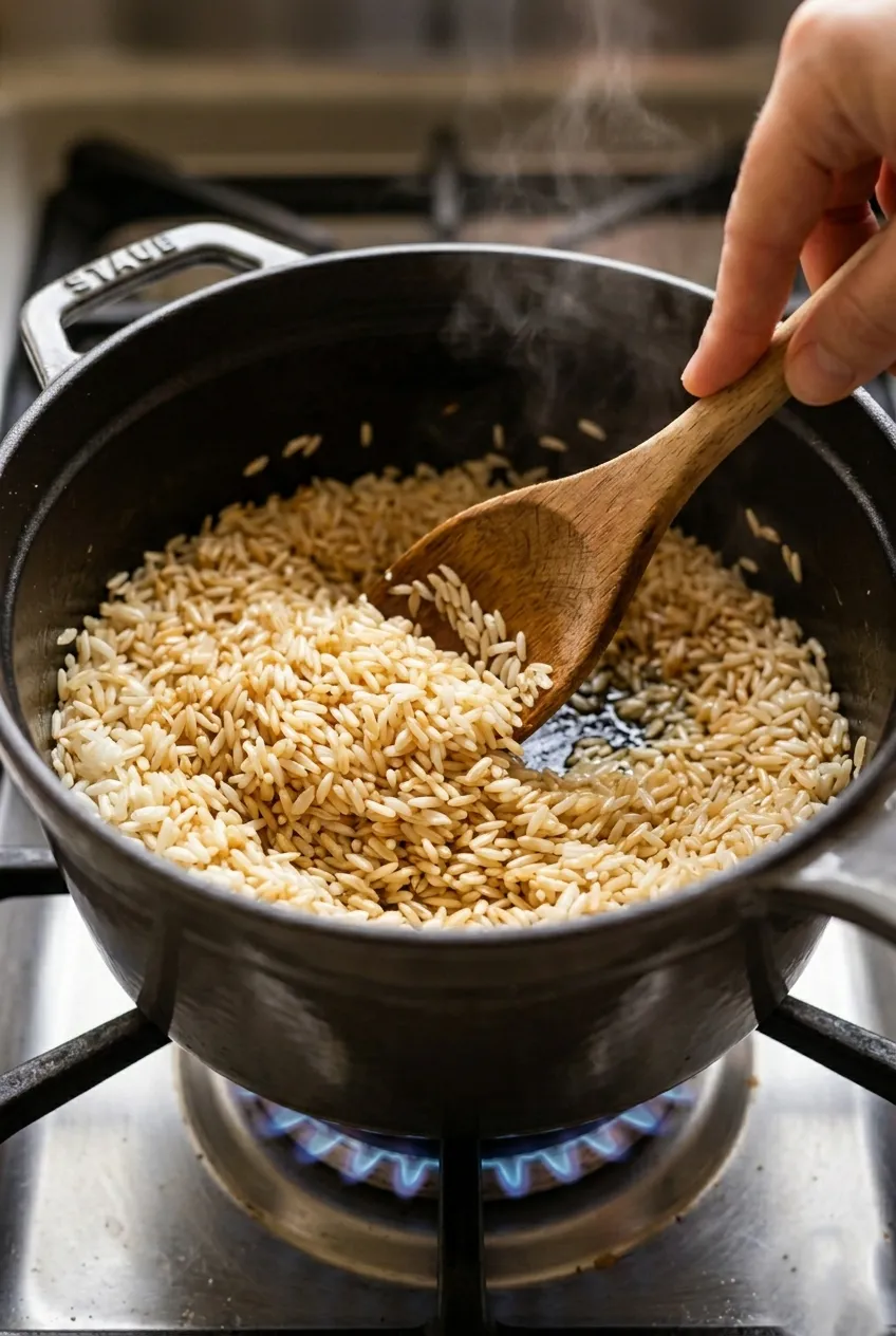 Step 2: Toast the Rice