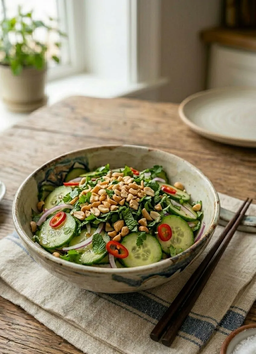 Vibrant Thai Cucumber Salad