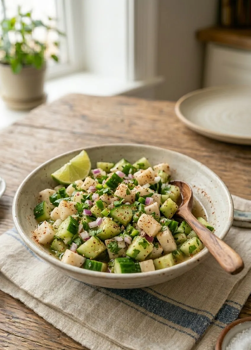 Zesty Mexican Cucumber Salad