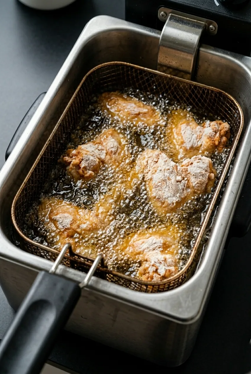 For Batter and Frying step 1