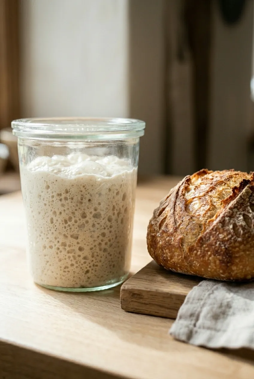 How to Make a Sourdough Starter recipe from Scratch (Step-by-Step Beginner’s Guide)