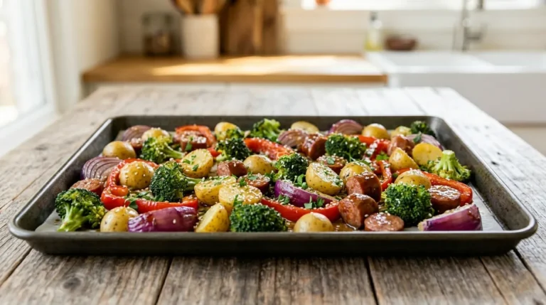 Honey Garlic Sausage Sheet Pan Dinner: The Easiest Weeknight Meal You’ll Ever Make