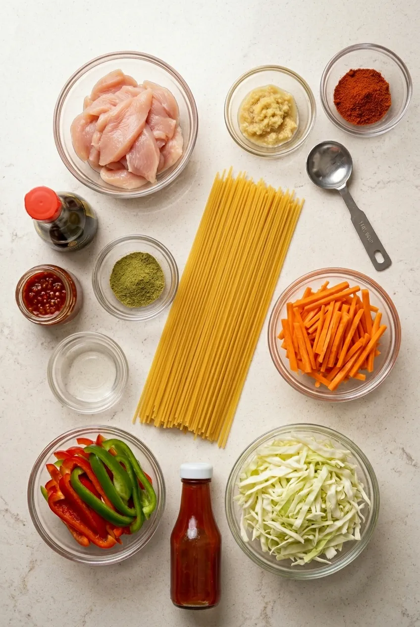 Ingredients You’ll Need for the Chicken Spaghetti Recipe