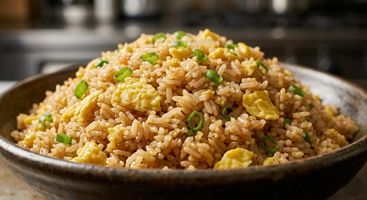close up of the Fried Rice