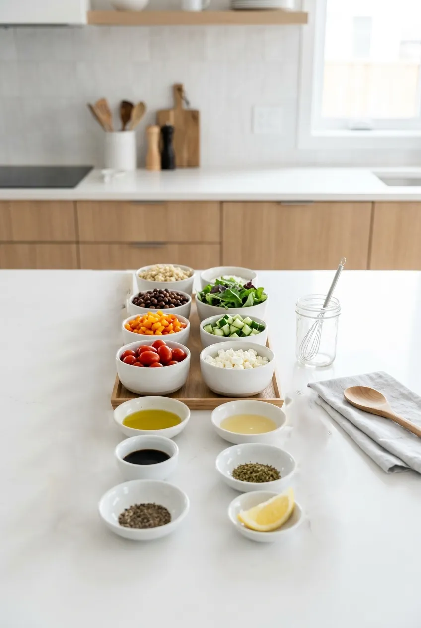 Quick recipe overview of High-Protein Salad for Weight Loss