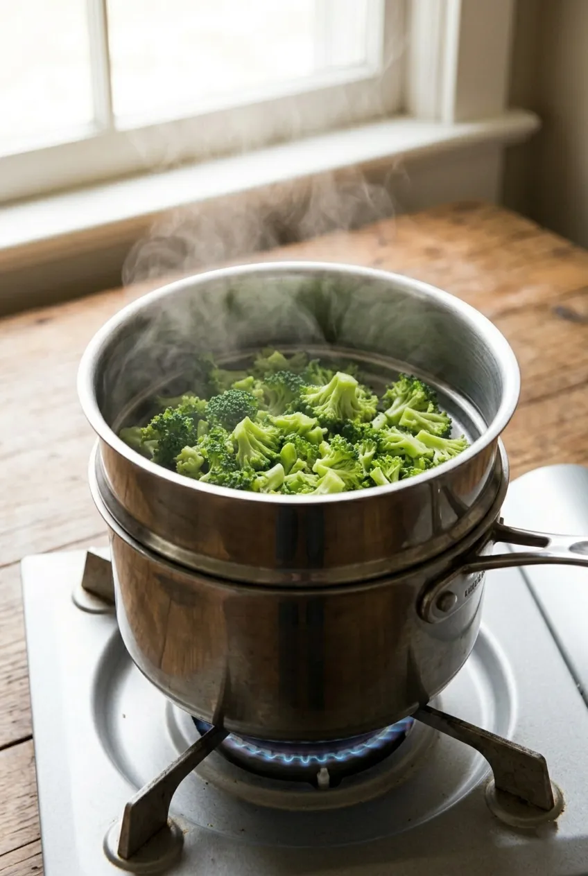 Step 4: Lightly Cook the Broccoli