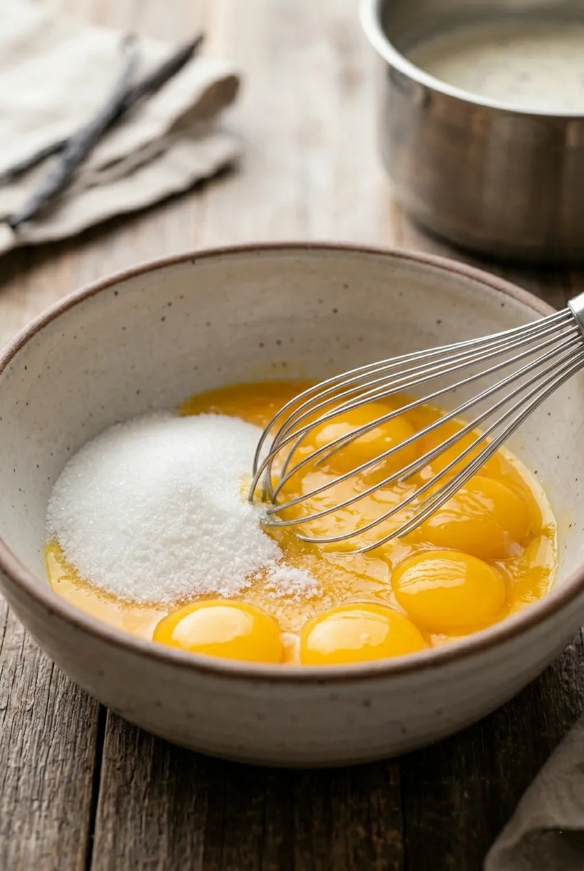 STEP 3 OF Classic Crème Brûlée Recipe (Rich, Creamy & Perfectly Caramelized)