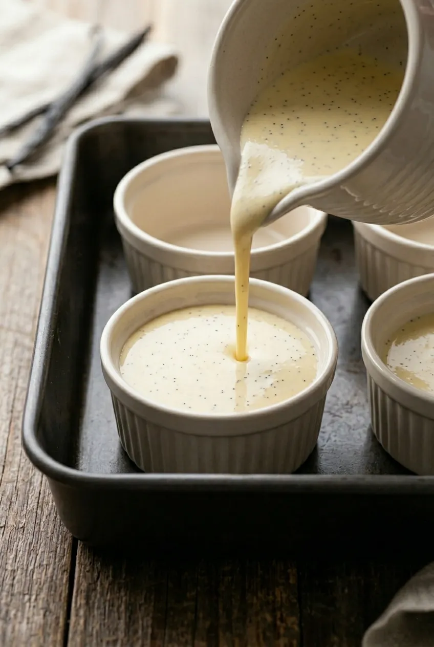 STEP 5 OF Classic Crème Brûlée Recipe (Rich, Creamy & Perfectly Caramelized)