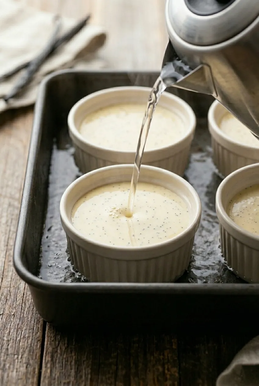 STEP 6 OF Classic Crème Brûlée Recipe (Rich, Creamy & Perfectly Caramelized)