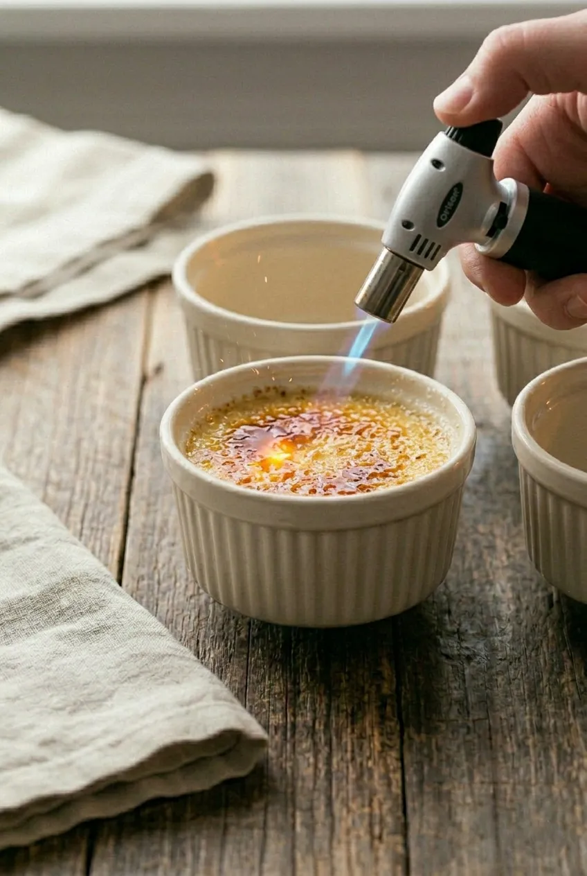 STEP 9 OF Classic Crème Brûlée Recipe (Rich, Creamy & Perfectly Caramelized)
