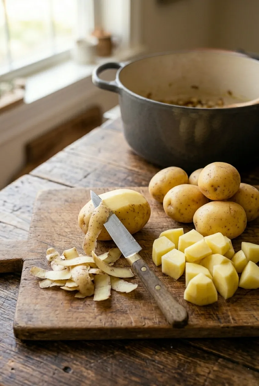 Step 3: Chop the Potatoes