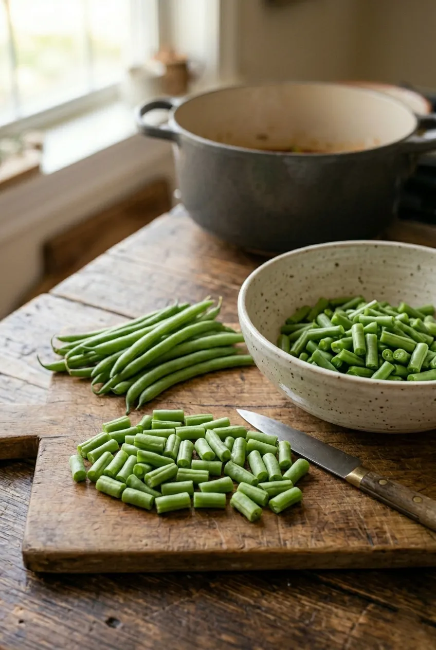 Step 6: Prep the Green Beans